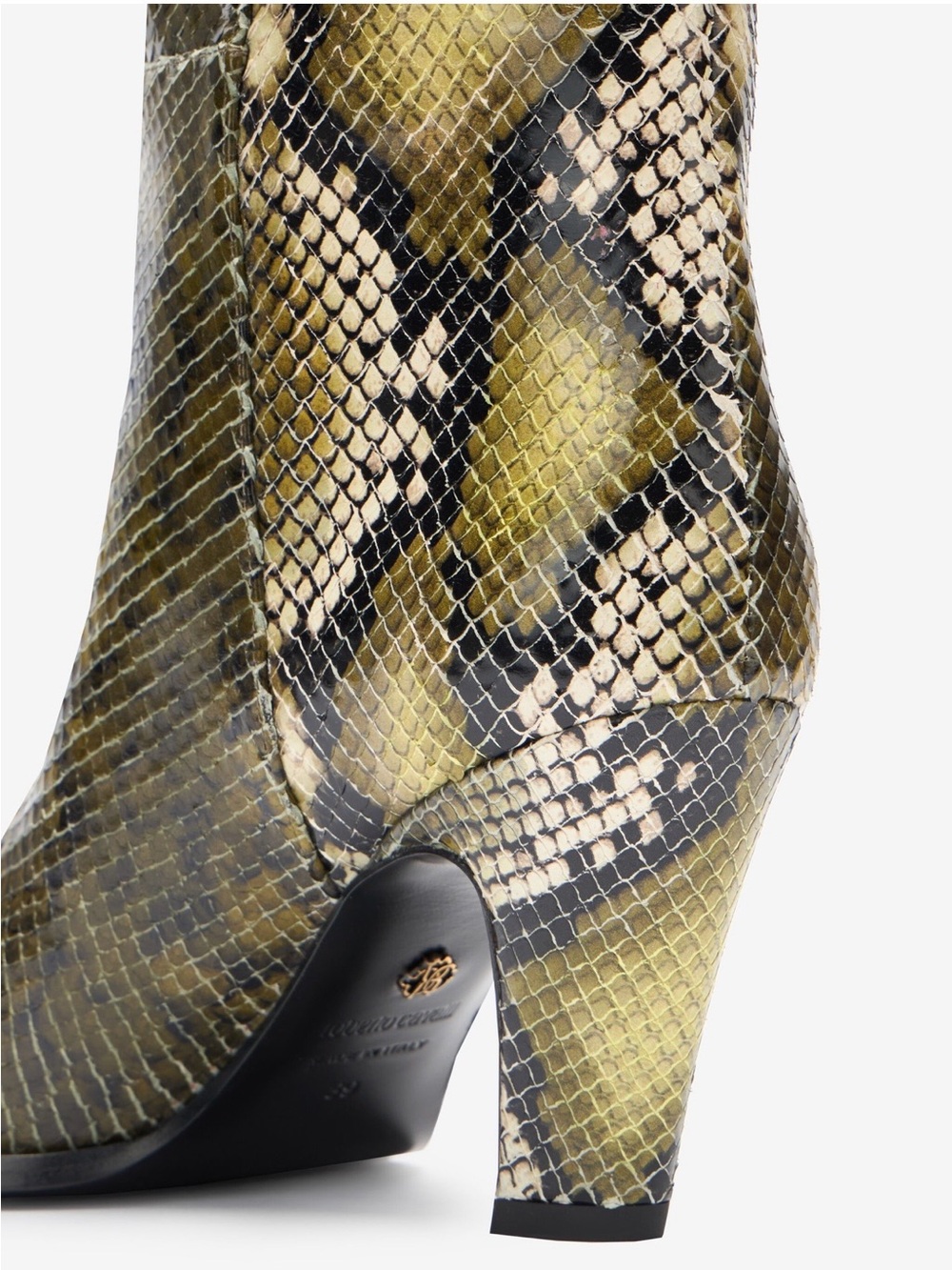 Roberto Cavalli Snakeskin Print Knee High Leather Boots US 10 EU 40 NWT $1720 - Picture 5 of 10